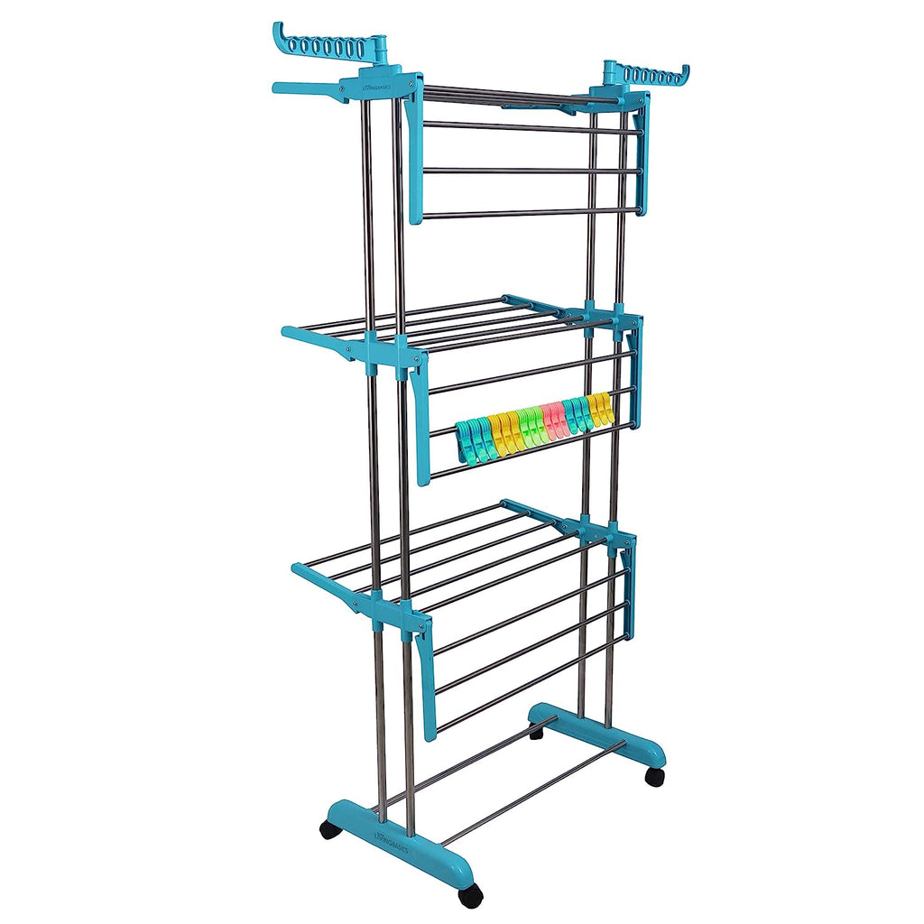 Living basics cloth drying stand sale