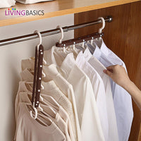 LivingBasics 5 in 1 Magic Hanger for Wardrobe (Set of 2)